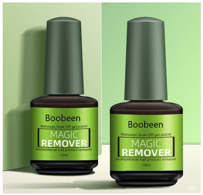 Fast-Acting Magic Gel Nail Polish Remover - Soak Off in 1-2 Minutes | 15ml Bottle | Professional Nail Care Solution for Salon & Home Manicures