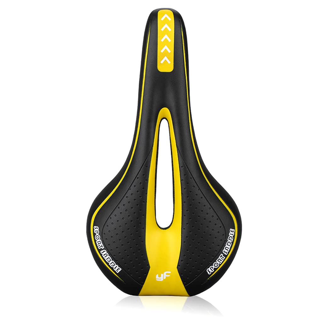 BESPORTBLE Comfortable Bike Saddle for Mountain & Road Bikes - Professional MTB Cycling Seat Cushion with Shock Absorption - Perfect for Long Distance Riding, Commuting & Outdoor Adventures