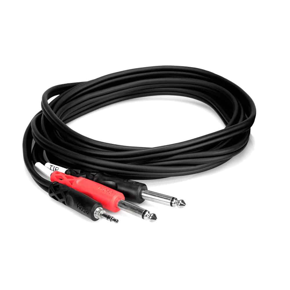 3.5mm TRS to Dual 1/4