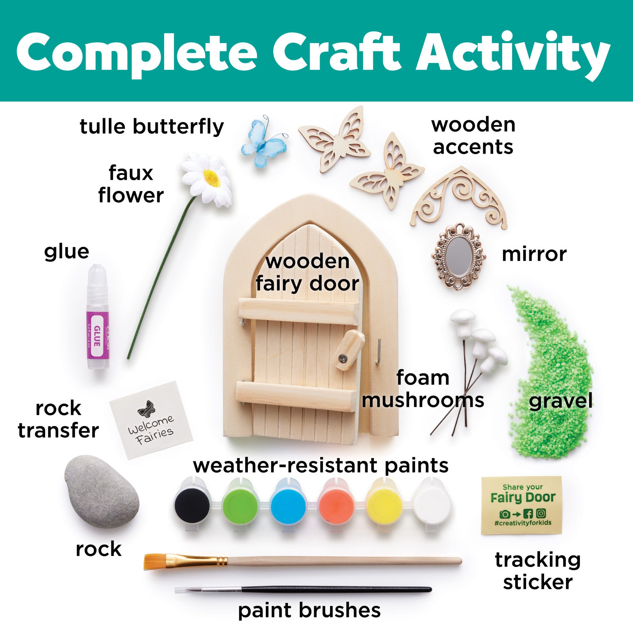 Enchanted Butterfly Fairy Door #6338000 - Whimsical Home Decor for Kids' Rooms & Garden Fairy Houses