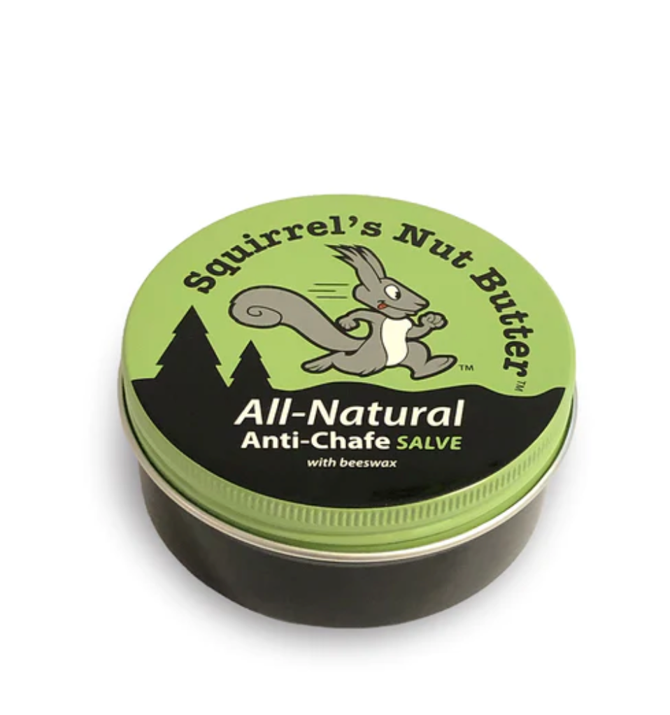 Squirrel's Nut Butter Anti-Chafe Balm Tin - Natural Chafing Prevention for Runners, Cyclists & Athletes - Long-Lasting Skin Protection for Outdoor Activities & Sports