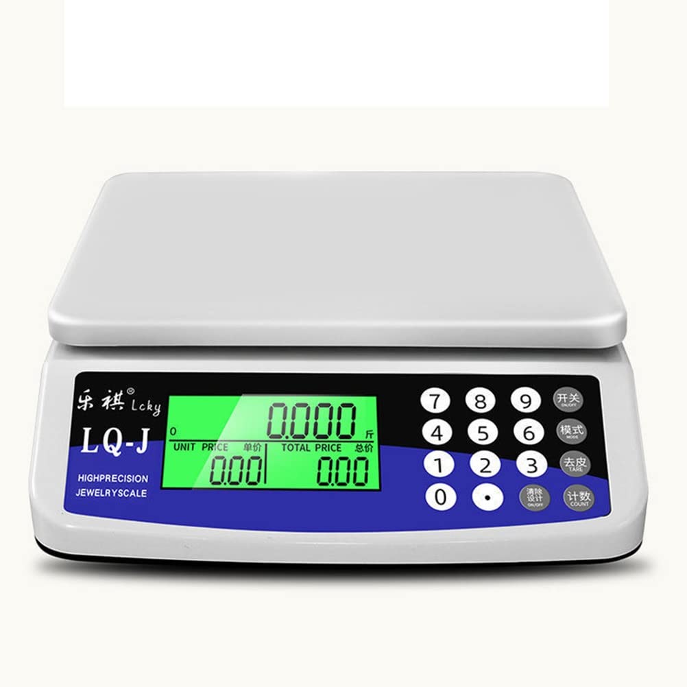 Premium Digital Kitchen Food Scale - 3kg/0.1g Precision, Grams/Oz Conversion, LCD Display, Waterproof Glass Surface - Perfect for Cooking, Baking & Meal Prep (Silver)