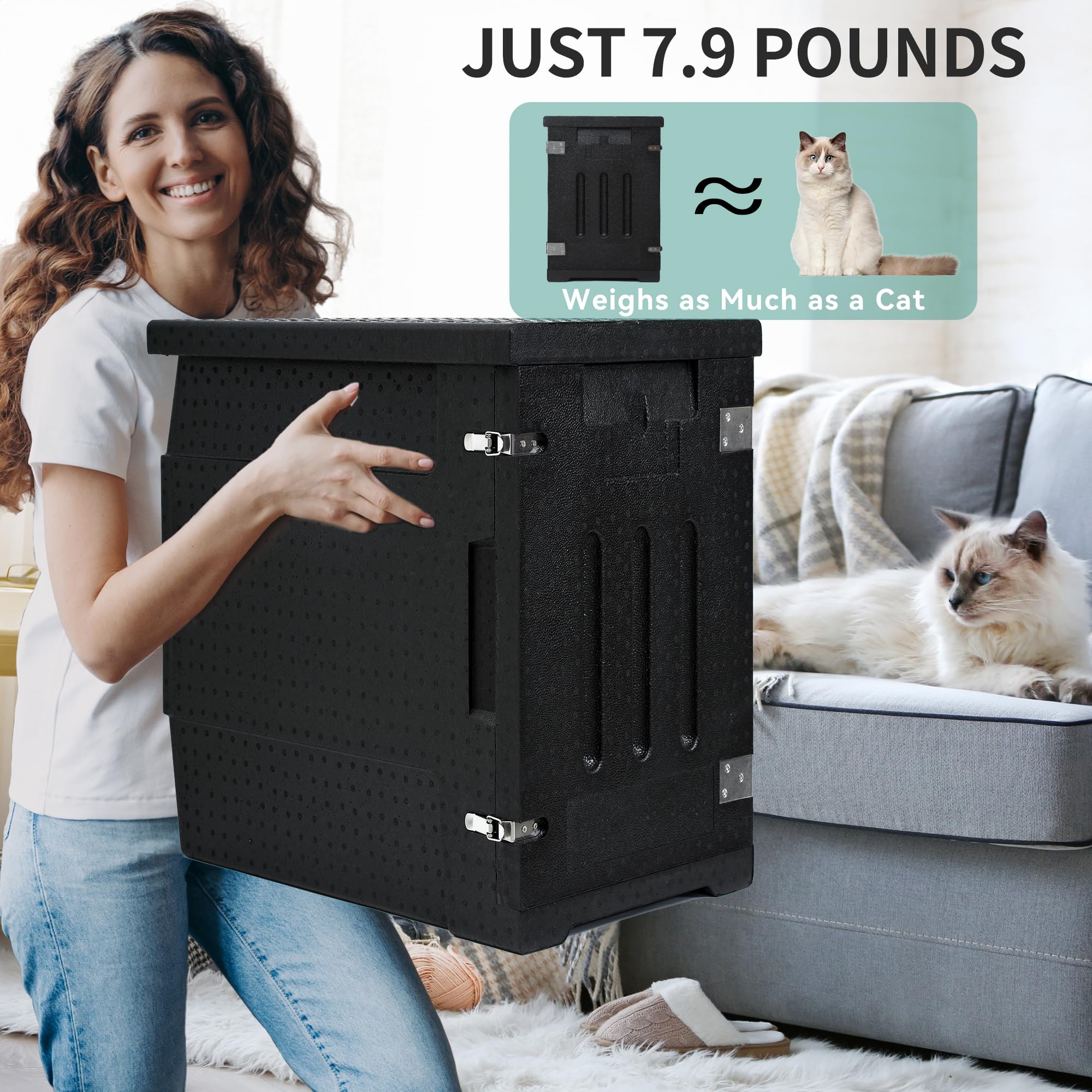 YITAHOME 95 Qt EPP Insulated Food Pan Carrier with Stainless Steel Pan - Professional Catering Hot Box for Restaurants, Parties & Family Gatherings - Lightweight High-Performance Food Warmer for 6 Full-Size Pans - Perfect for Buffets, Outdoor Events & Meal Delivery Services