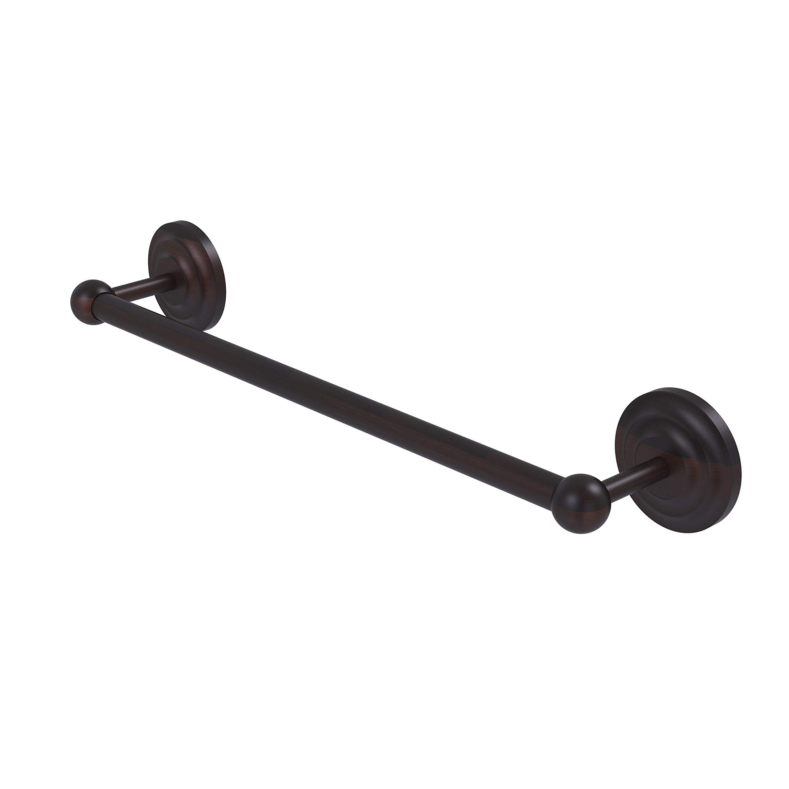 Allied Brass PQN-41/30-VB 30-Inch Venetian Bronze Towel Bar - Bathroom Towel Rack for Modern & Traditional Home Decor