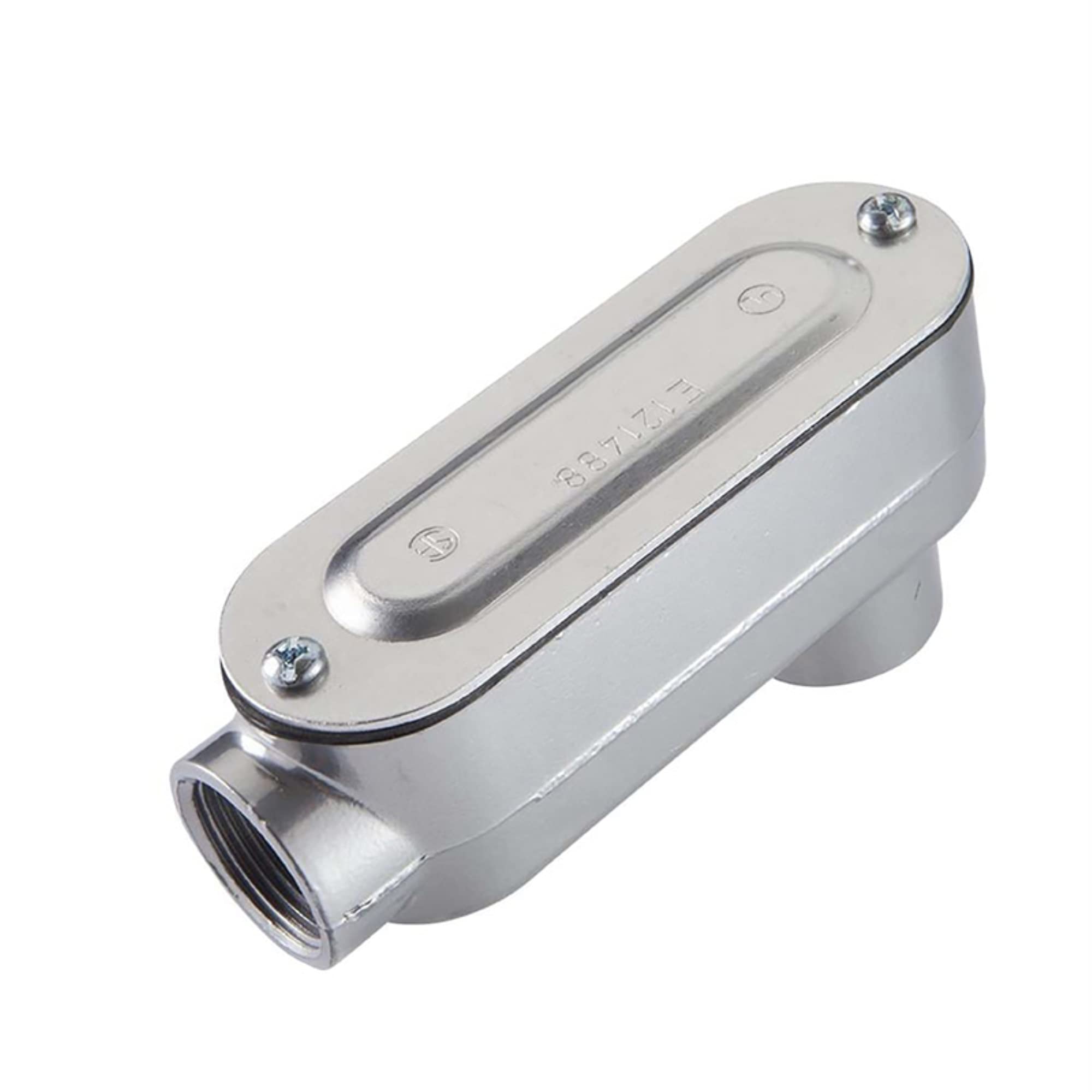 Halex 58620 2-Inch Rigid Threaded Aluminum Conduit Body - Weatherproof Electrical Wiring Solution for Outdoor & Industrial Use