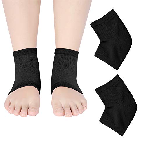 Breathable Ankle Brace Compression Sleeve with Gel Support - Moisturizing Foot Care Socks for Stability & Pain Relief - Ideal for Running, Sports Recovery & Daily Comfort
