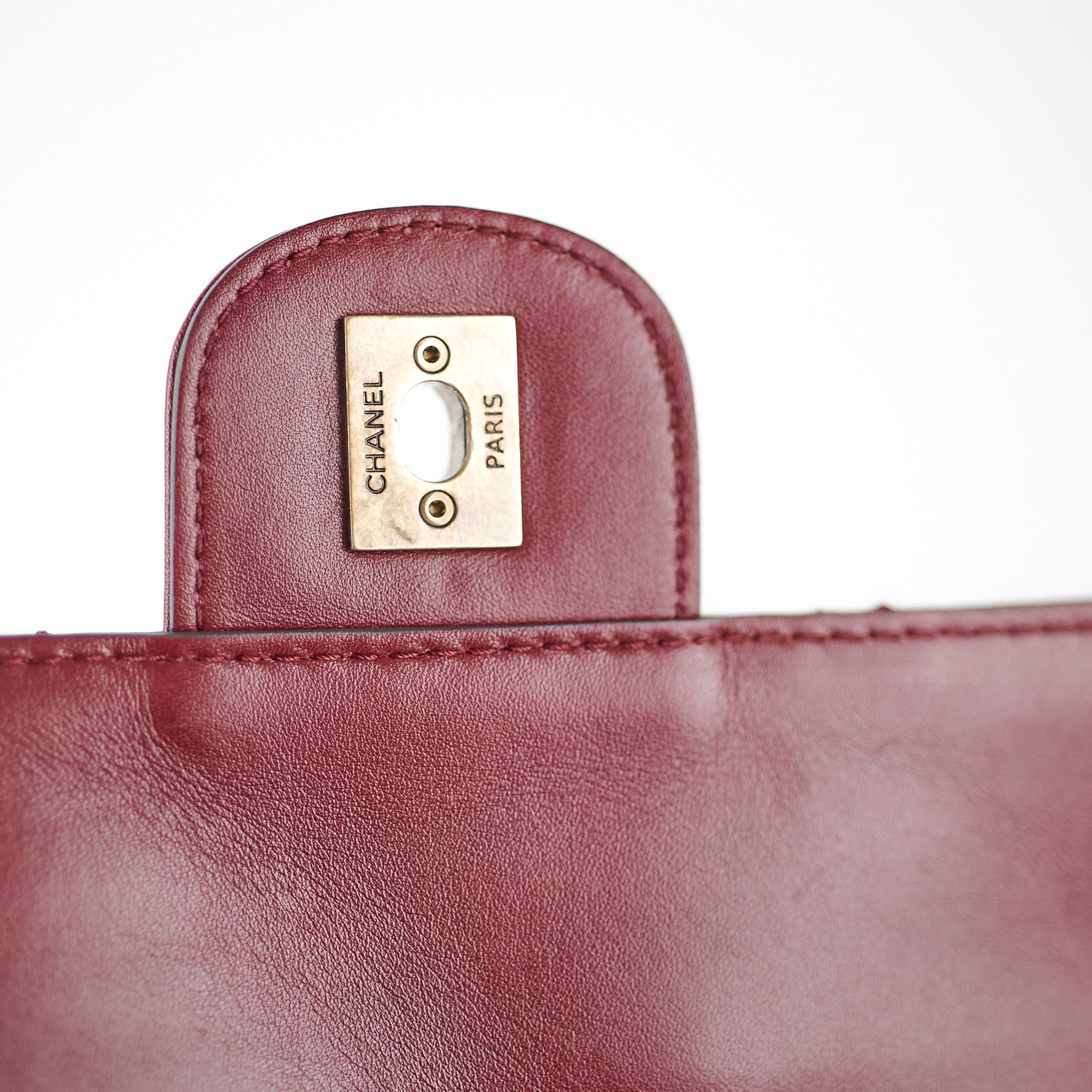 Chanel Burgundy Seasonal Flap Bag - Luxury Designer Handbag for Women | Perfect for Evening Events, Parties & Special Occasions