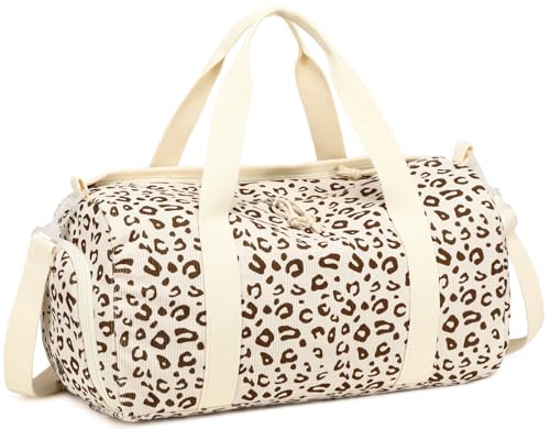 Corduroy Drown Leopard Print