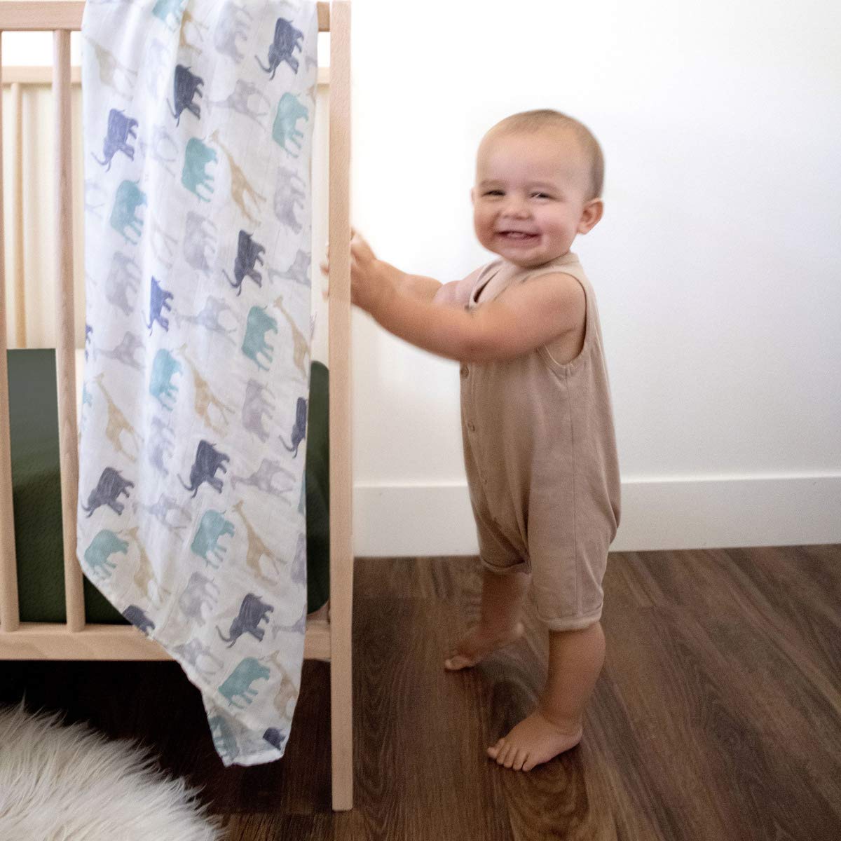 aden + anais Premium Silk Soft Swaddle Blanket Set - 3 Pack, Boutique Muslin Baby Blankets for Newborns & Infants, Breathable & Gentle for Boys & Girls, Perfect Baby Shower Gift & Nursery Essential - Expedition Collection