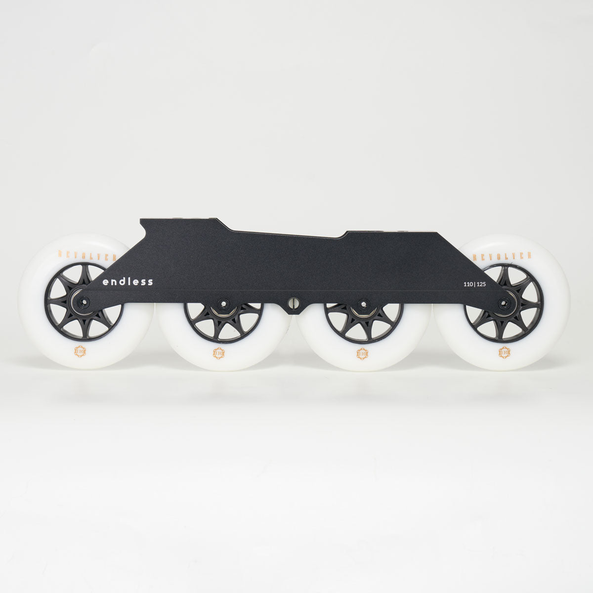 Endless 110 Black Frames Loco 'GET SET' Wheel/Frame Set - Premium Aggressive Inline Skate Frames for Urban Skating & Trick Performance