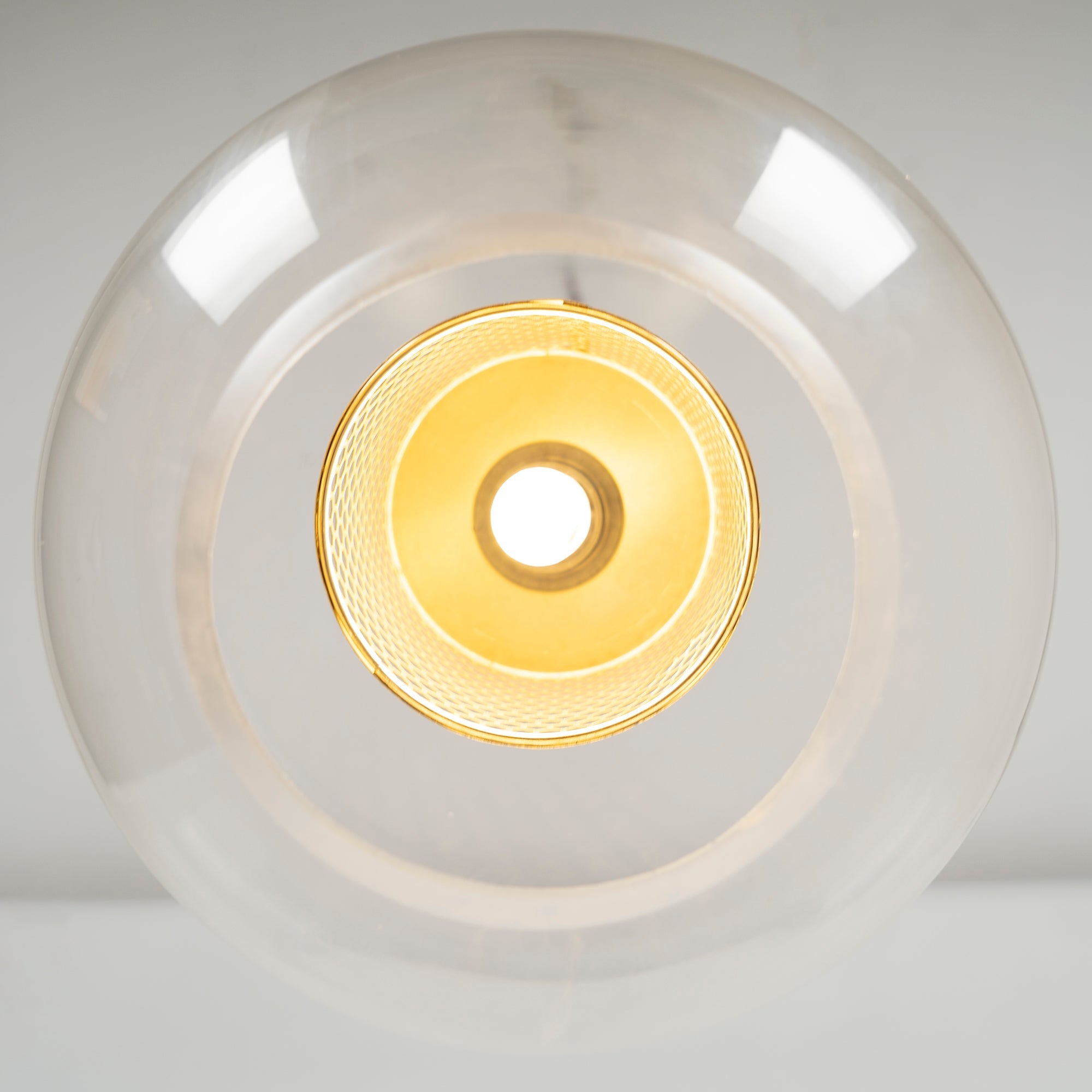 Chiswick Glass Pendant Light - Modern Hanging Ceiling Lamp for Kitchen Island, Dining Room & Bedroom Lighting