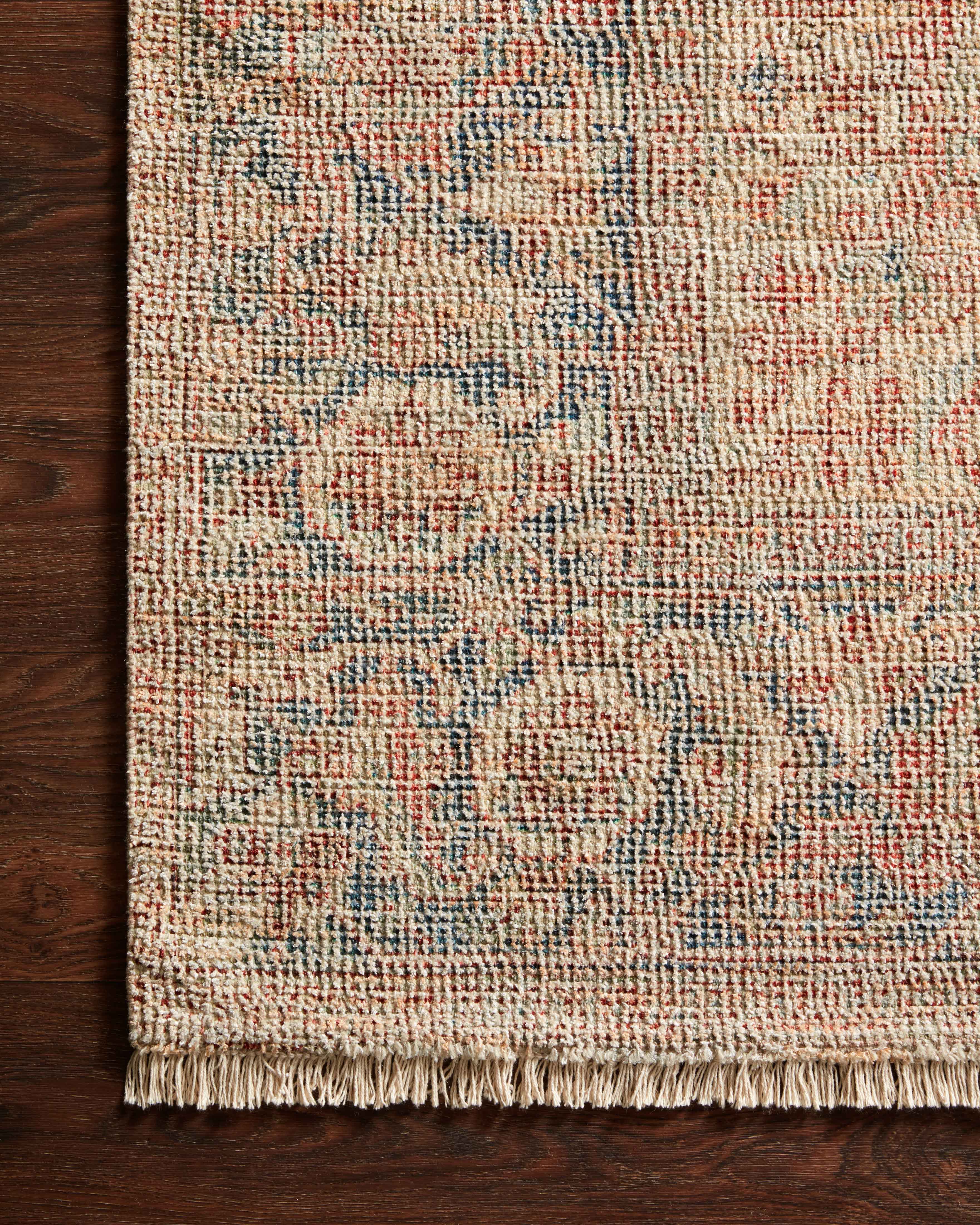 Loloi Priya Area Rug - Brick & Navy Handmade Vintage Design - Perfect for Living Room, Bedroom, or Dining Room Decor