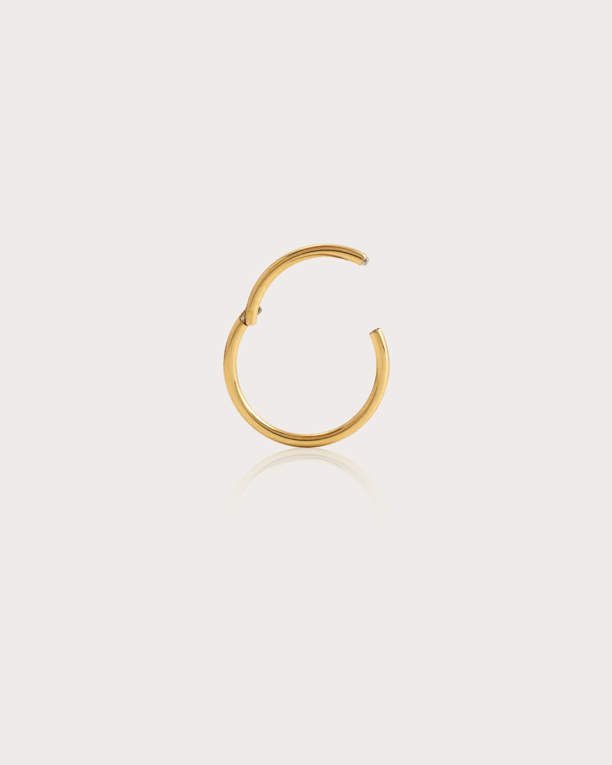 Gold Mini Hoop Helix Earring - Single Cartilage Earring for Women - Perfect for Everyday Wear & Piercing Jewelry
