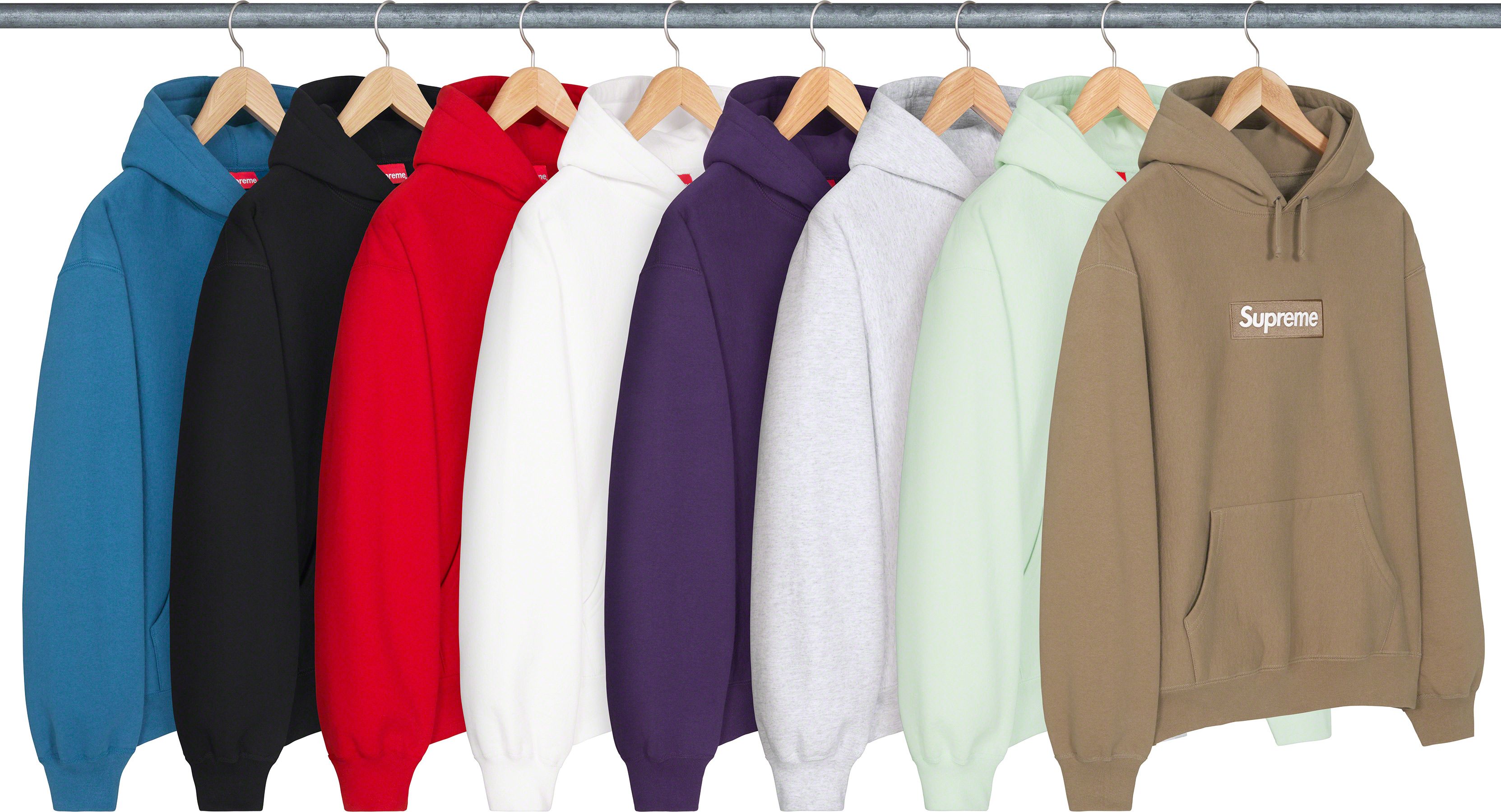 Supreme 23FW Box Logo Hooded Sweatshirt - Stylish & Comfortable Hoodie for Men & Women - Perfect for Streetwear, Casual Outfits & Winter Fashion