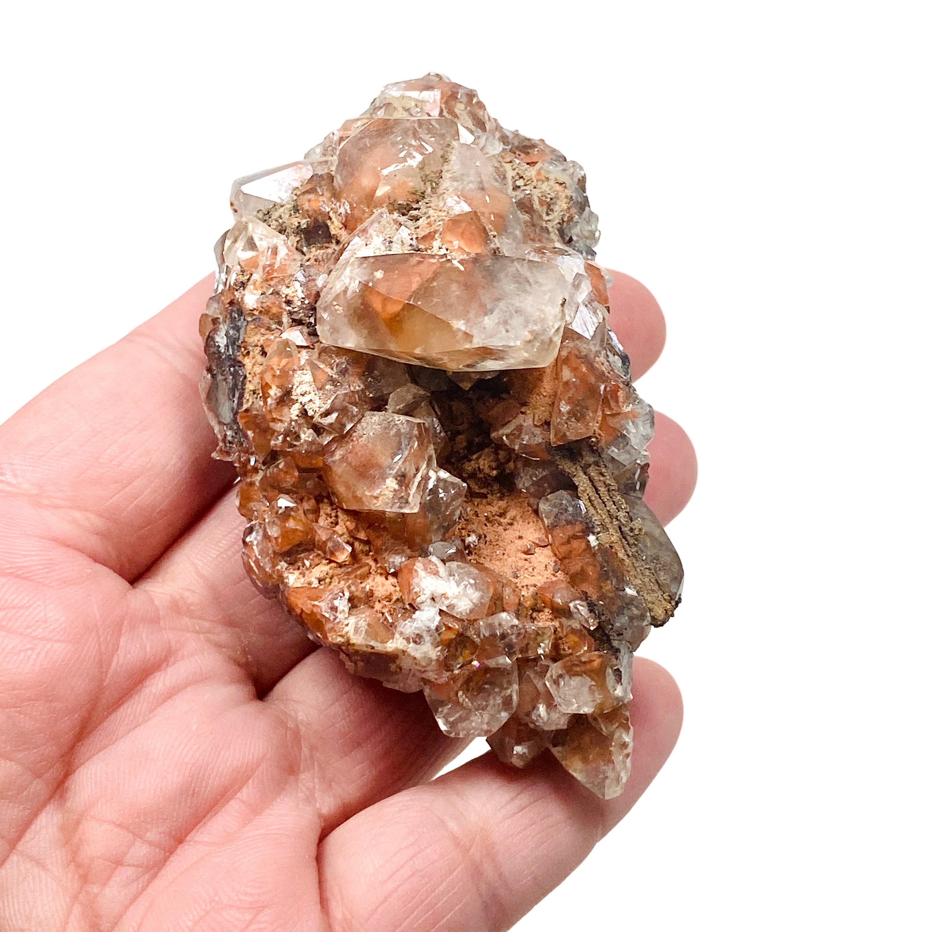 Natural Red Calcite Crystal Specimen - RCSM 03 | Healing Stone for Meditation, Energy Work & Home Decor