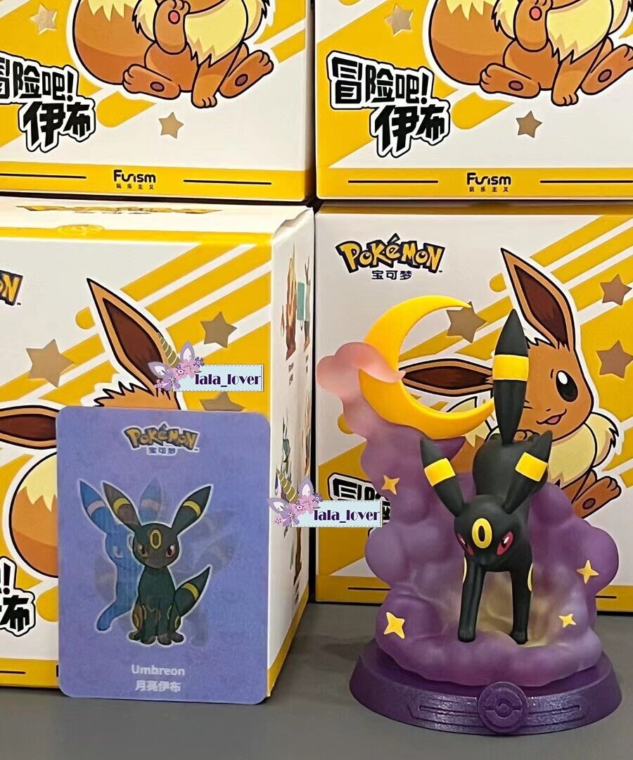 Funism Pokémon Eevee Evolution Adventure Series 2 - Case of 9 Mystery Blind Boxes (Includes Sylveon) | Collectible Figures for Fans, Gift for Kids, Perfect for Display & Trading