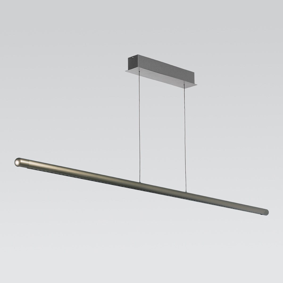 Modern Ashton Linear Pendant Light - Sleek Minimalist LED Chandelier for Kitchen Island, Dining Room & Living Room Lighting - Dimmable Hanging Fixture with Clear Glass Shades
