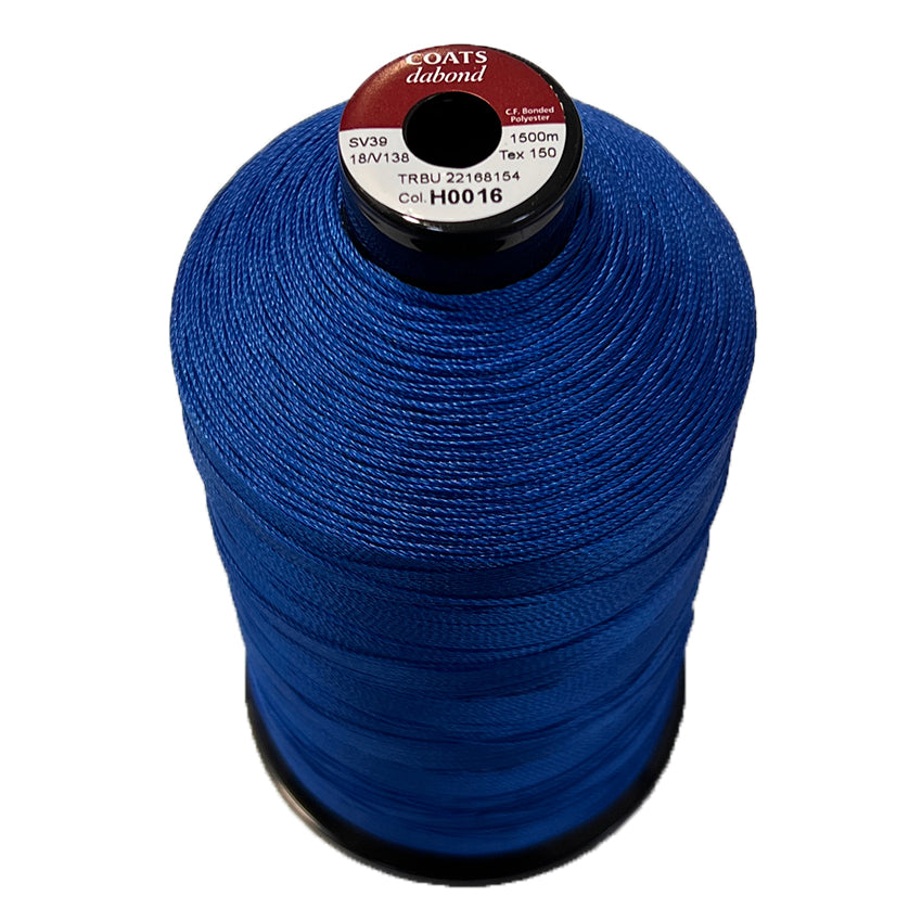 Dabond V138 Bonded Polyester UV Resistant Thread - 1500m Spool, Size 18 (Ticket 18) for Outdoor Gear, Marine Upholstery & Heavy-Duty Sewing Projects