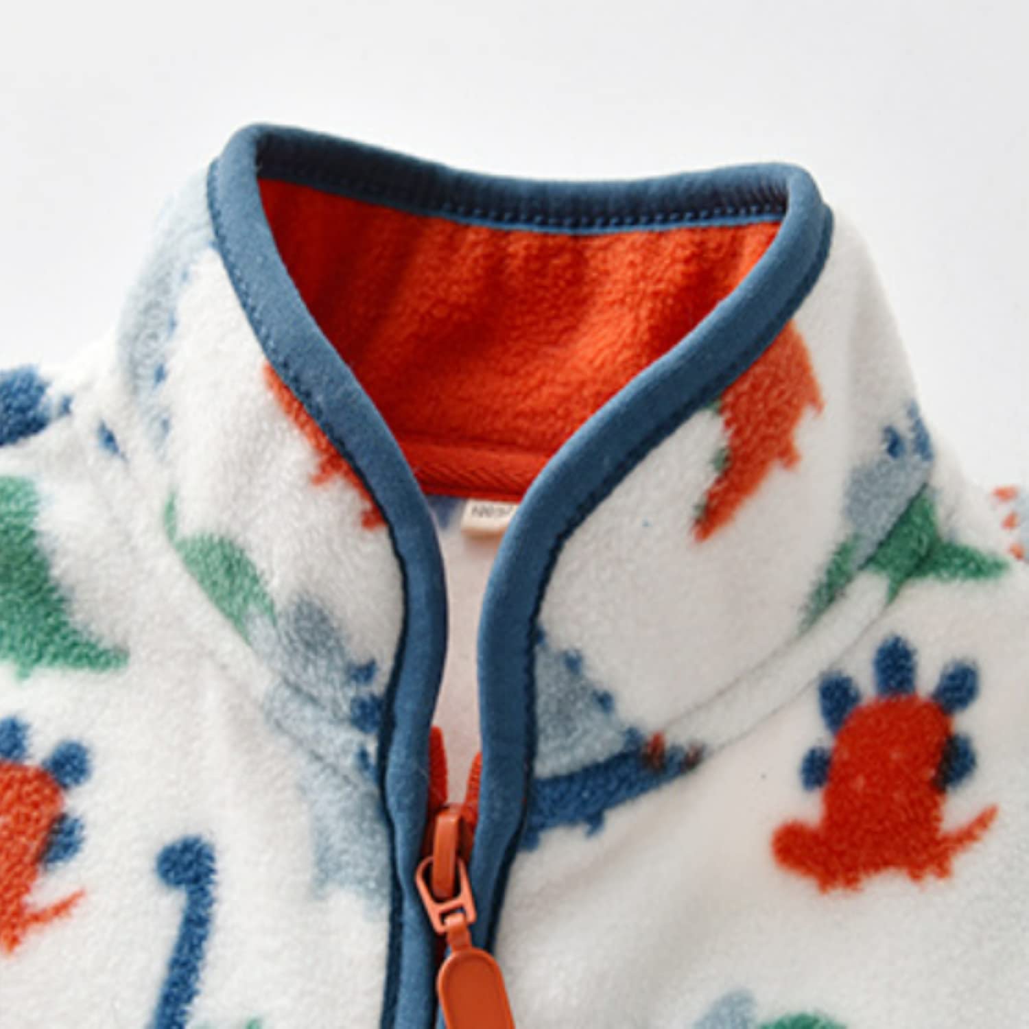 **Boys' Fleece Jacket with Full Zipper - Soft & Warm Printed Outerwear for Toddlers - Perfect for Playdates, Outdoor Adventures & Cool Weather**