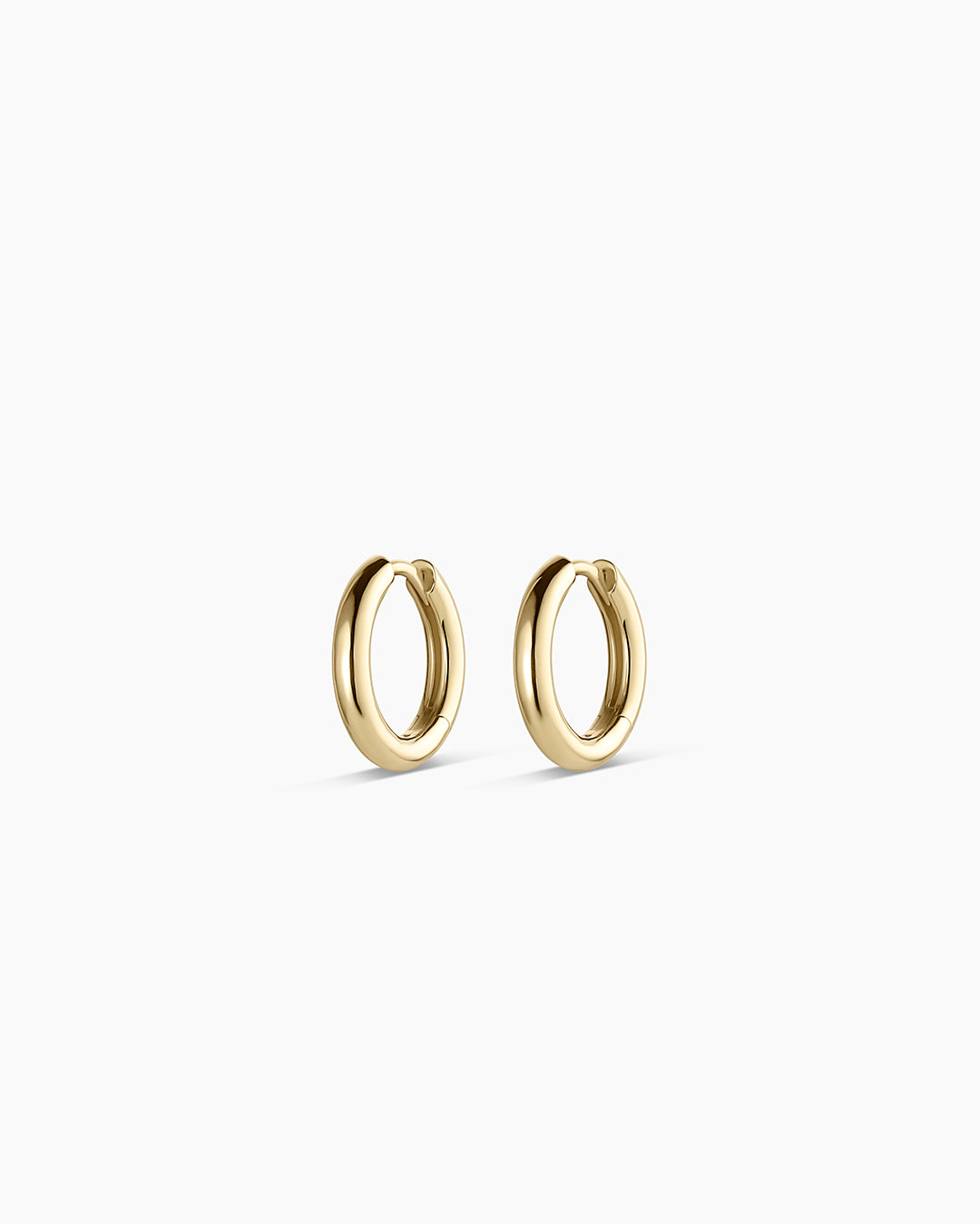 14K Gold Huggie Hoop Earrings for Women - Minimalist Everyday Hoops for Cartilage, Helix, or Lobe Piercing - Perfect for Work, Date Night & Casual Wear