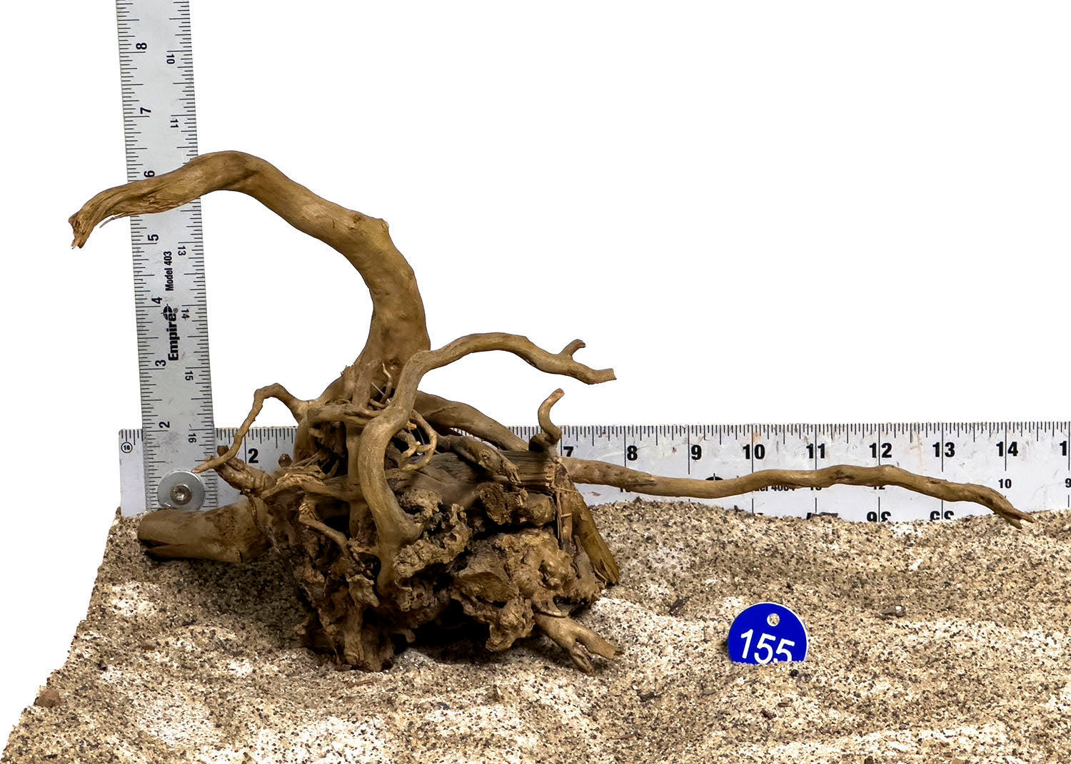 Premium Black Spider Wood (Medium) for Aquascaping - Natural Driftwood for Fish Tanks, Terrariums & Reptile Habitats - Enhances Aquatic Ecosystems & Creates Stunning Underwater Landscapes