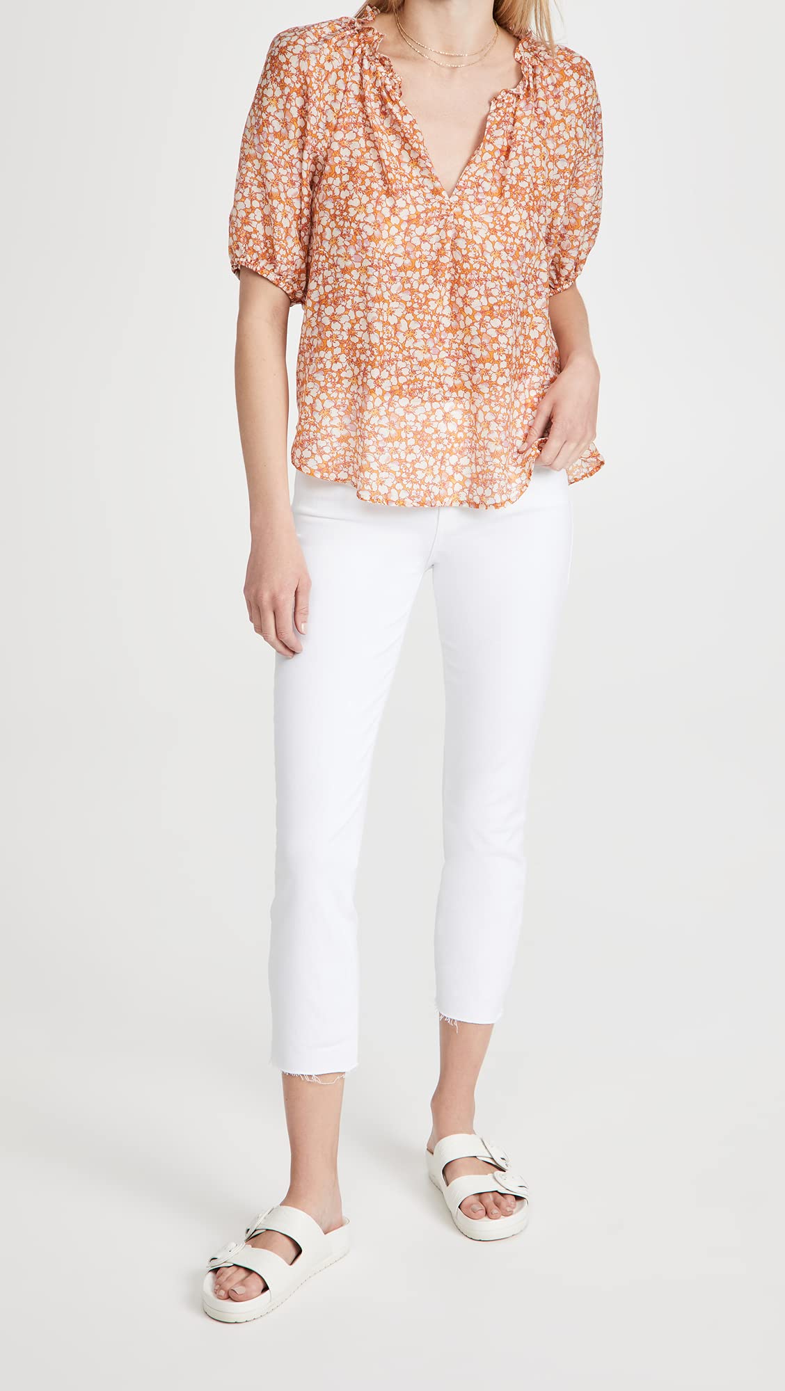 PAIGE Women's Cindy Crop Jeans - High Waist Distressed Denim for Casual Wear | Perfect for Everyday Outfits & Weekend Looks