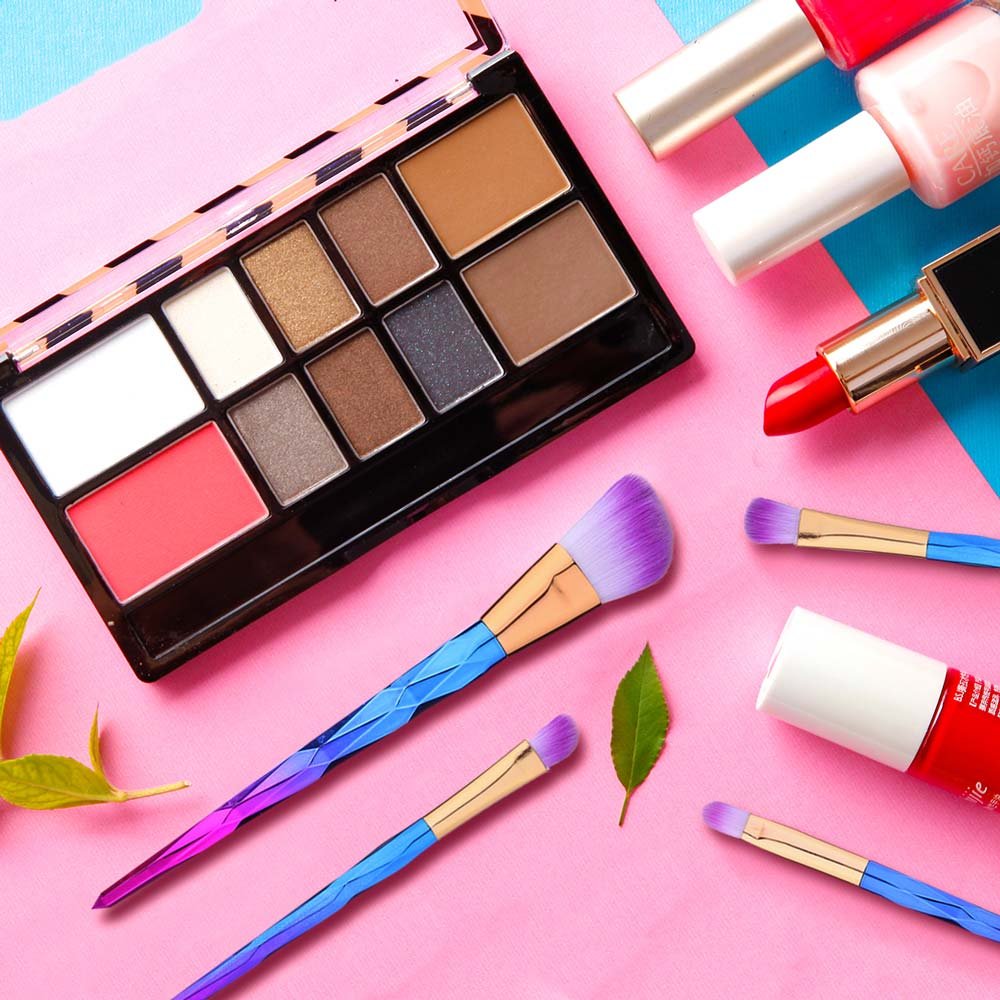 12 Pcs Premium Makeup Brush Set - Foundation, Blending, Blush, Concealer, Eye, Face & Lip Brushes for Powder, Liquid & Cream - Complete Synthetic Bristles Makeup Kit for Professional & Everyday Use