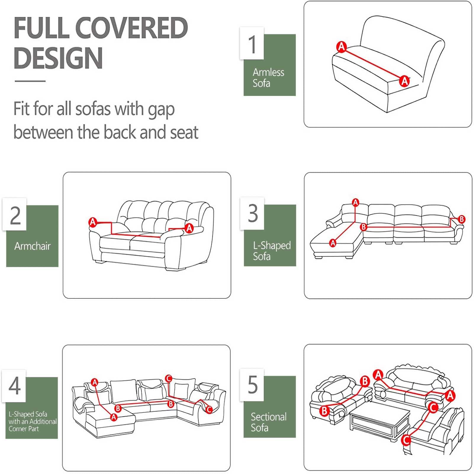 Modern Velvet Plush Stretch Sofa Slipcover - 1 Piece High Elasticity Furniture Protector for 1/2/3/4 Cushion Couches | Machine Washable, Green, 4-Seater | Perfect for Living Room, Apartment & Home Decor