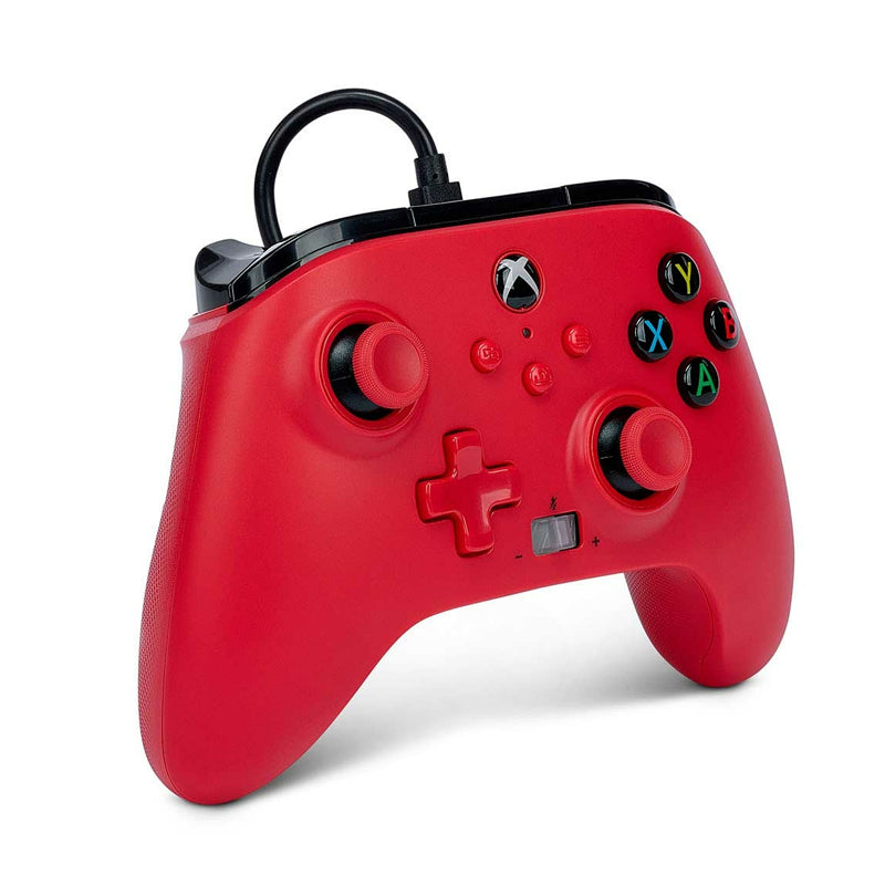 PowerA Wired Controller for Xbox Series X|S - Red | Enhanced Gaming Experience for Xbox Series X and S Consoles
