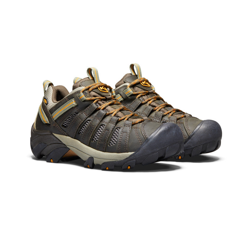 Men's Voyageur Waterproof Hiking Boots - Black Olive/Inca Gold | Outdoor Trekking & Camping Footwear for Men