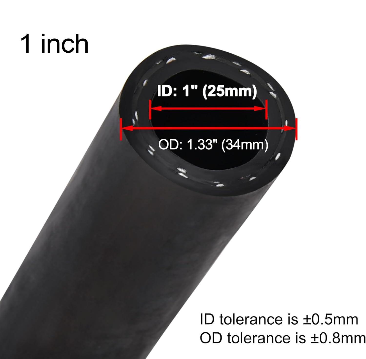 EVIL ENERGY High Pressure Heater Hose Coolant Radiator Straight 100PSI SAE 20R3 (5/8