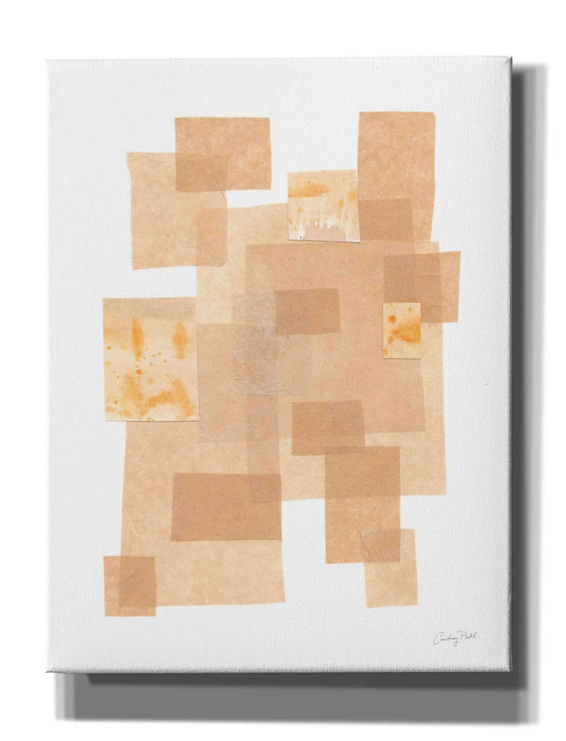 Epic Graffiti 'Building Blocks IV' by Courtney Prahl - Modern Abstract Canvas Wall Art 26x34 Inches - Perfect for Living Room, Bedroom & Office Decor