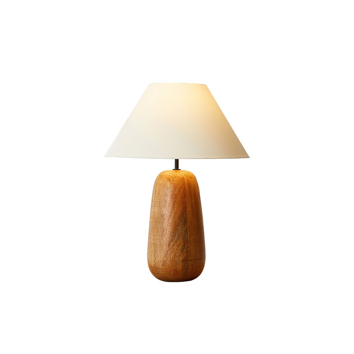 Stylish Irving Wood Table Lamp - Modern Home & Office Decor Lighting for Bedroom, Living Room, and Study - Warm Ambient Light for Reading & Relaxation