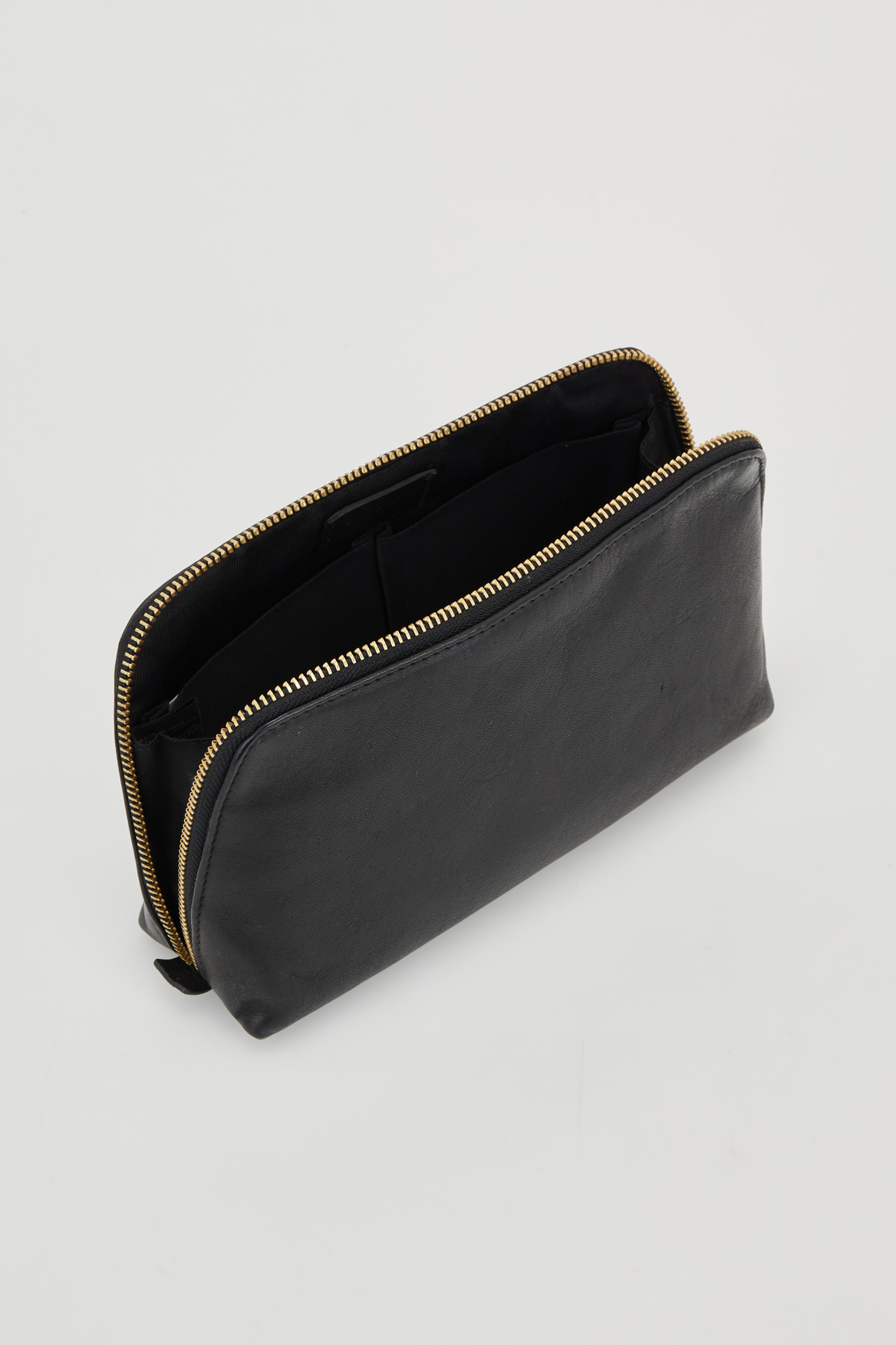 Bronte Large Leather Cosmetic Bag for Women - Travel Makeup Organizer with Multiple Pockets, Perfect for Carry-On Luggage & Weekend Trips