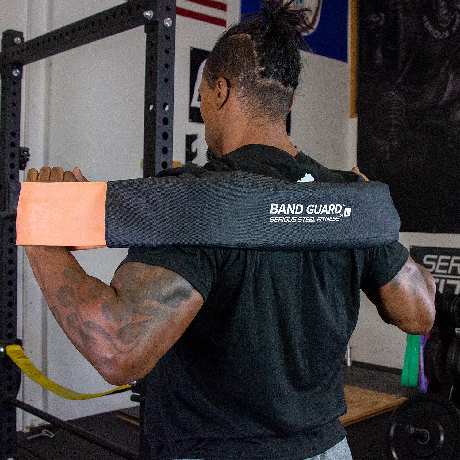 Serious Steel Fitness Band Guard - Durable Protective Sleeve for Resistance Bands (Bands Not Included) | Prevent Wear & Tear from Concrete, Ground & Sharp Edges | Ideal for Home Gym, Outdoor Workouts & CrossFit Training