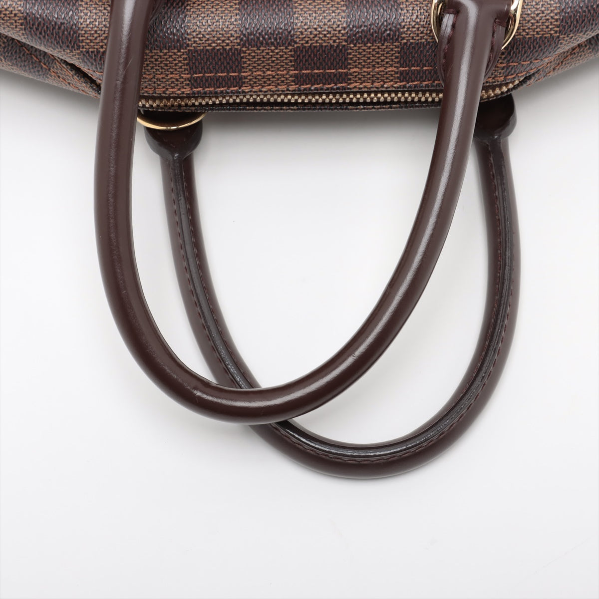Louis Vuitton Damier Ebene Deauville Handbag for Women - Luxury Designer Tote Bag with Leather Trim | Perfect for Work, Travel & Everyday Use