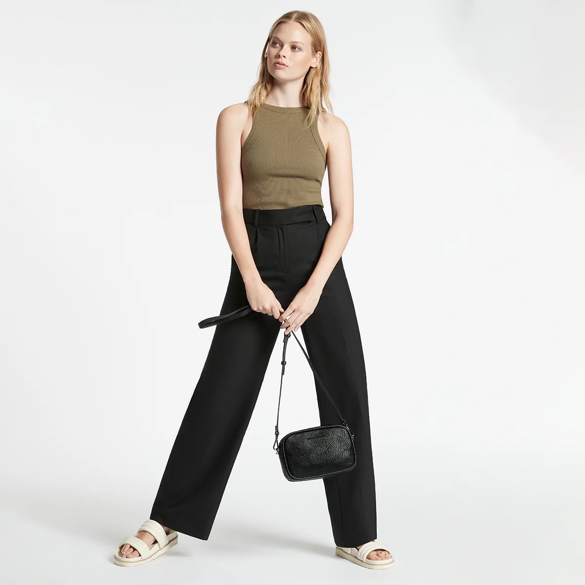 Status Anxiety Plunder Bag - Black Bubble Crossbody Bag for Women | Fashionable & Trendy Purse for Everyday Use, Work, and Travel