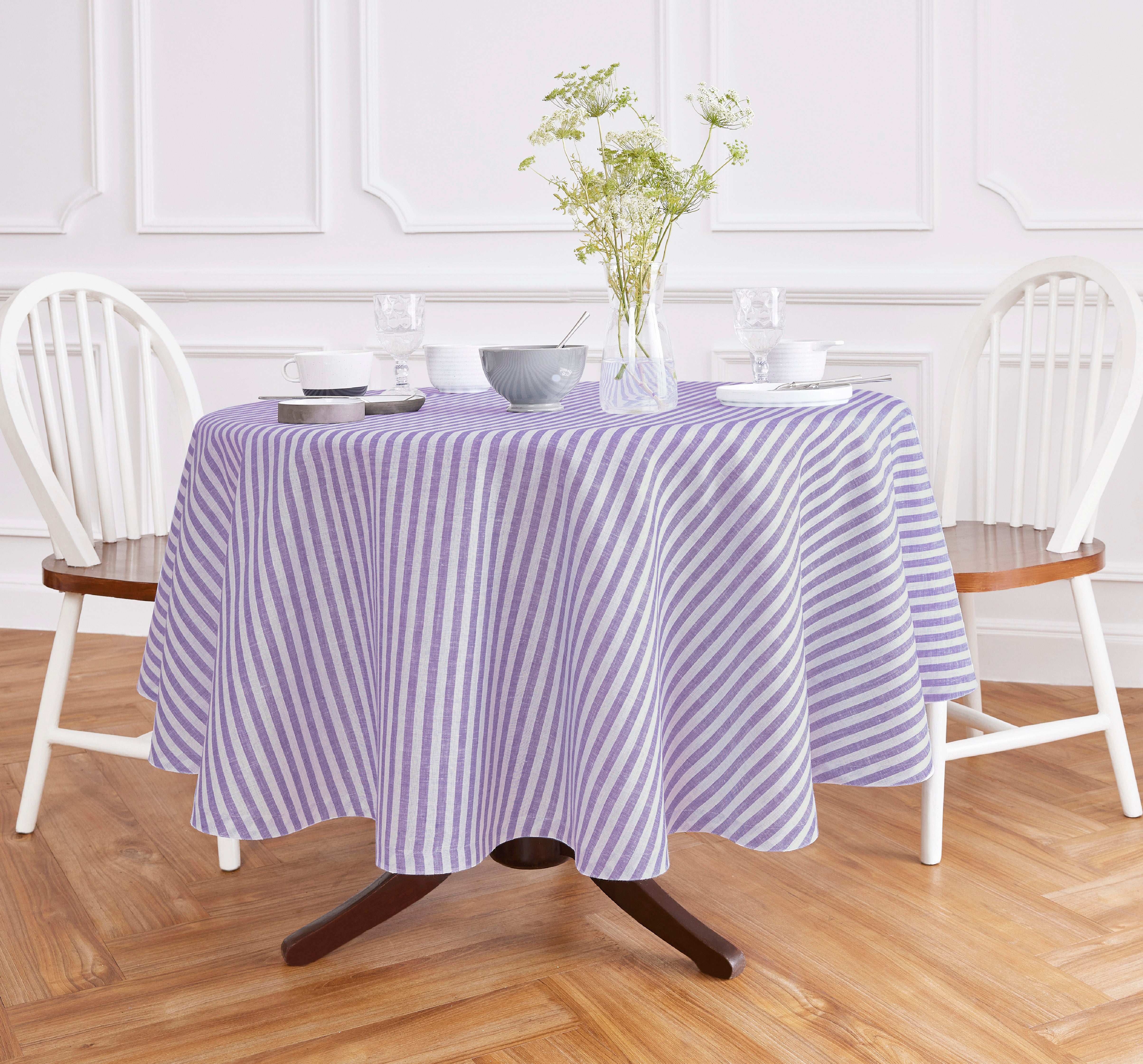 Black and White Amalfi Stripe