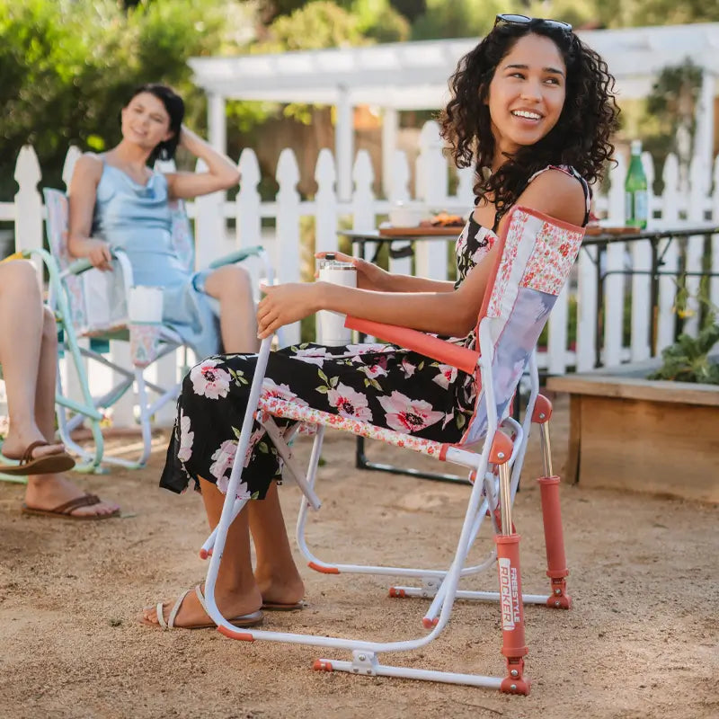 Freestyle Rocker™ - Portable and Adjustable Rocking Chair for Outdoor, Camping, and Relaxation | Perfect for Backyard, Beach, and Travel Use