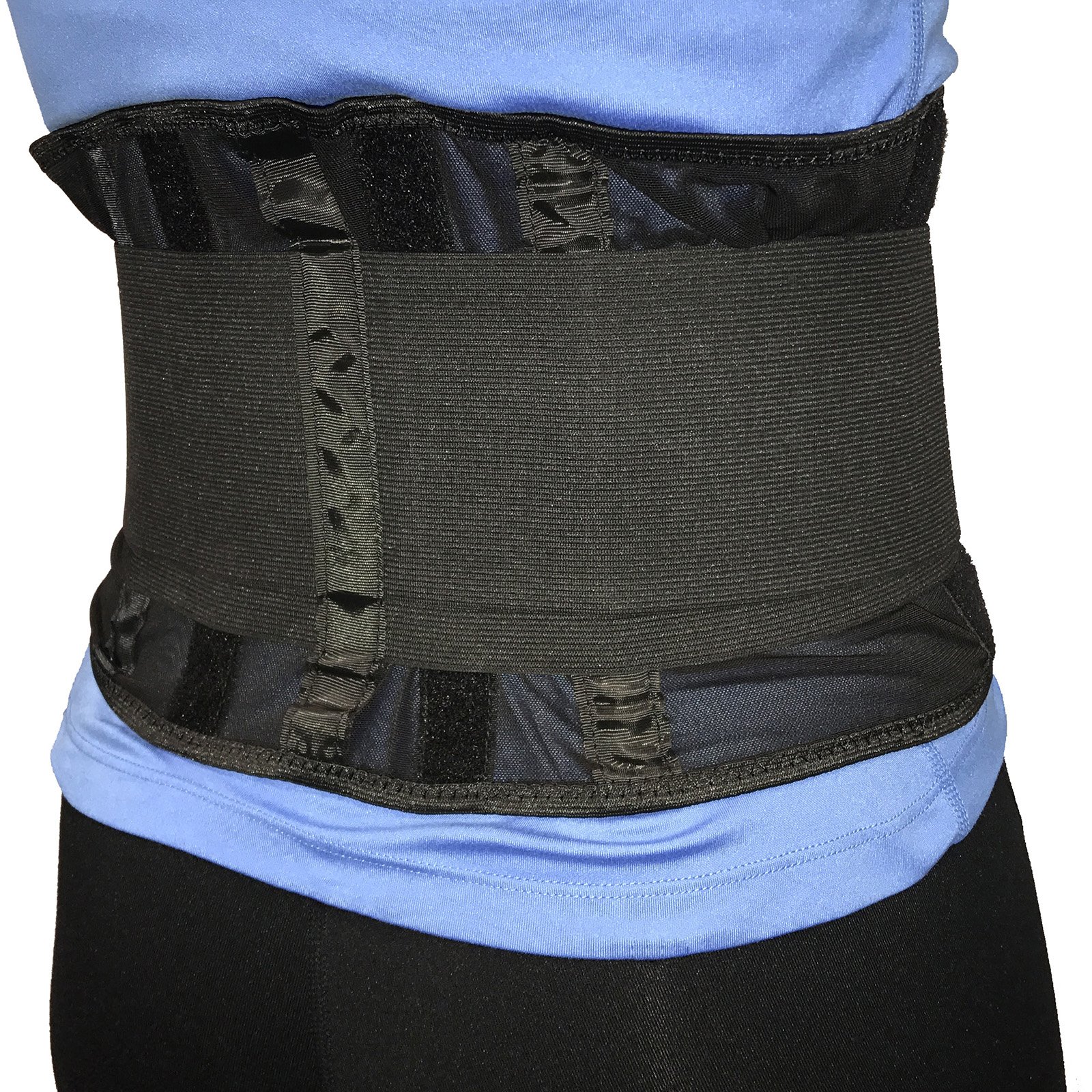 Cramer Double Strap Back Support Belt - Abdominal & Lumbar Waist Brace for Lower Back Pain Relief, Posture Corrector & Spine Stability - Ideal for Office Work, Weightlifting & Daily Activities