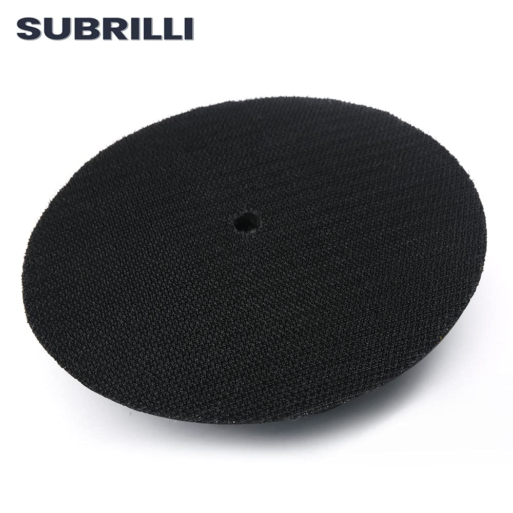 5 Inch Rubber Backer Pad with Hook & Loop - Angle Grinder Accessory for Granite, Marble & Concrete Polishing | Perfect for Countertops, Floors & DIY Projects