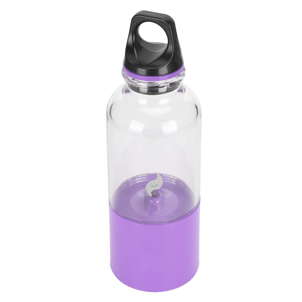 CHICIRIS 500ML Portable Juicer Cup - Travel & Sports Blender for Smoothies, Shakes & Protein Drinks - Perfect for Gym, Hiking & On-the-Go Lifestyle (Purple)