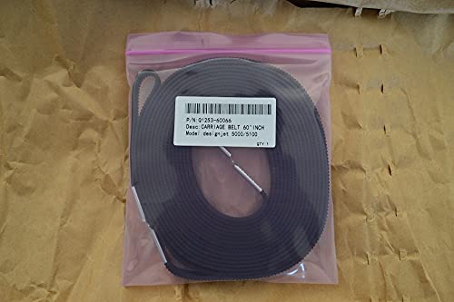 Compatible Q1253-60066 C6095-60183 Plotter Carriage Belt for HP DesignJet 5000 5100 5500 Printers - 60 Inch Replacement Part - Perfect for Large Format Printing & CAD Drawings