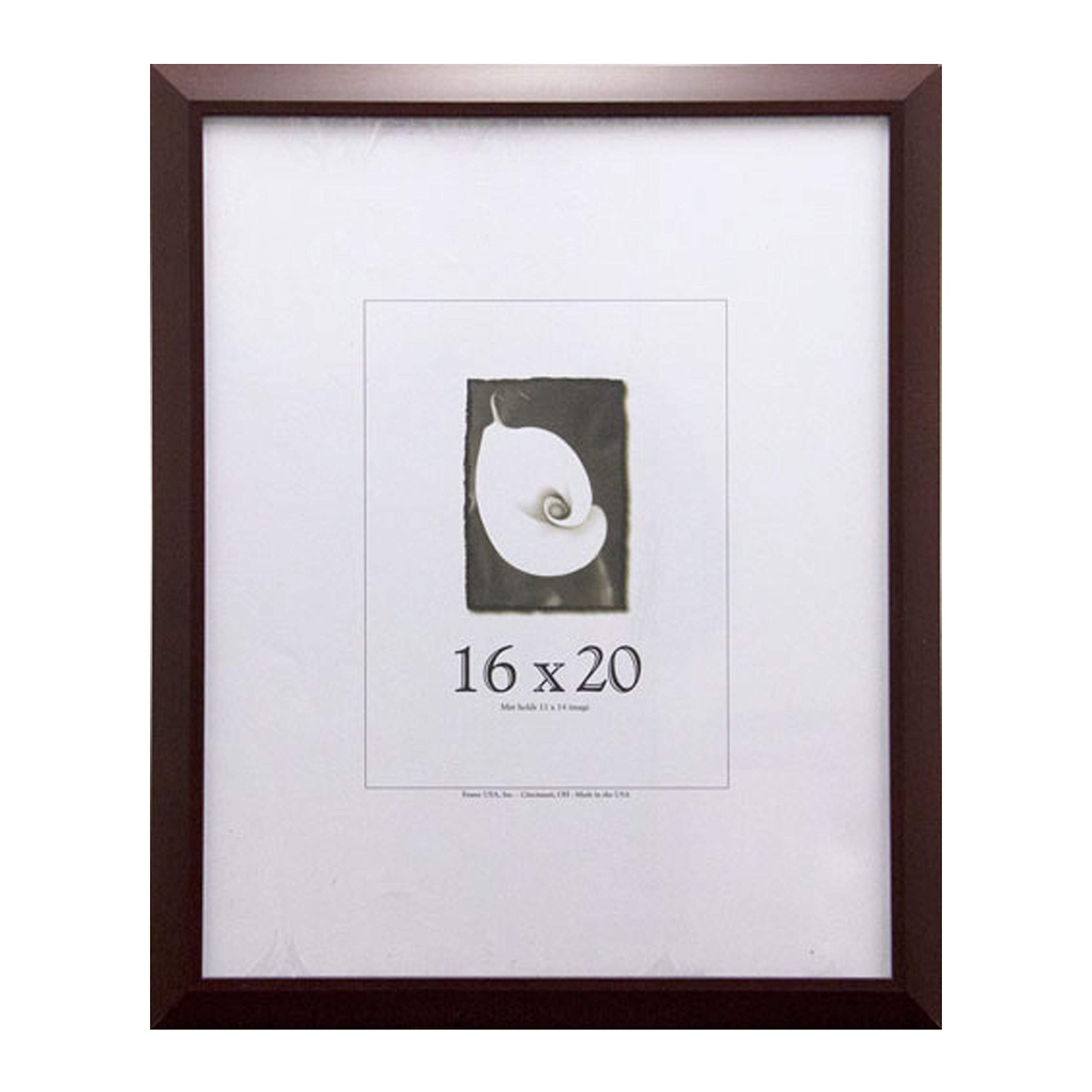 Frame USA Budget Saver Series 16x20 Polystyrene Poster Frames - Cherry Finish for Home & Office Decor | Perfect for Art Prints, Photos & Posters