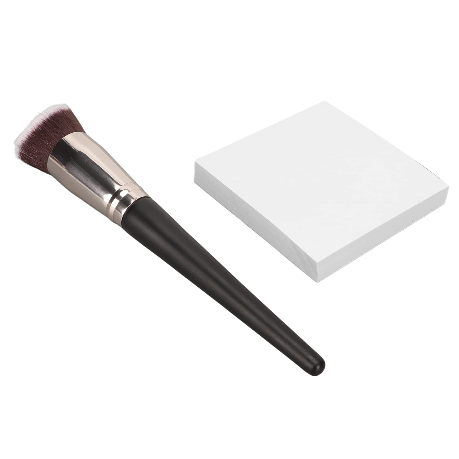 Professional Double-Sided Nail Art Palette Paper with Concealer Brush - Makeup & Nail Coloring Set (Medium Size) for Salon, Home Manicure & DIY Nail Designs