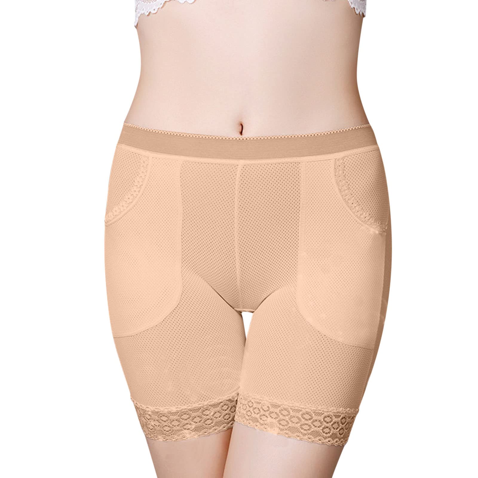 Women's Lace Yoga Shorts - Stretchy Underwear & Leggings for Workout, Lounge & Sleep | Breathable Comfort for Women & Girls