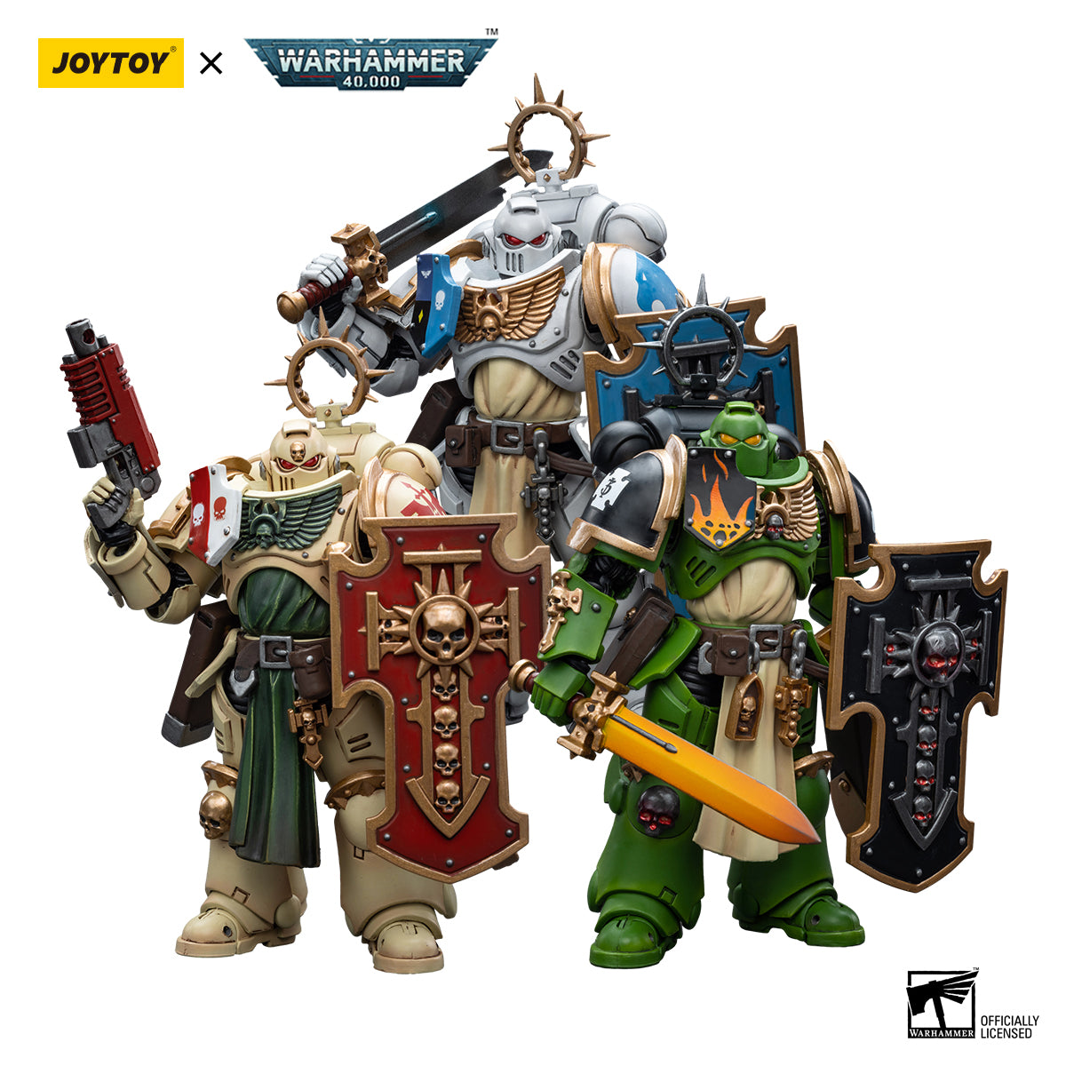 JOYTOY 1/18 Scale Warhammer 40K Bladeguard Veteran Action Figure - Collectible Miniature for Warhammer Fans, Tabletop Gaming & Display