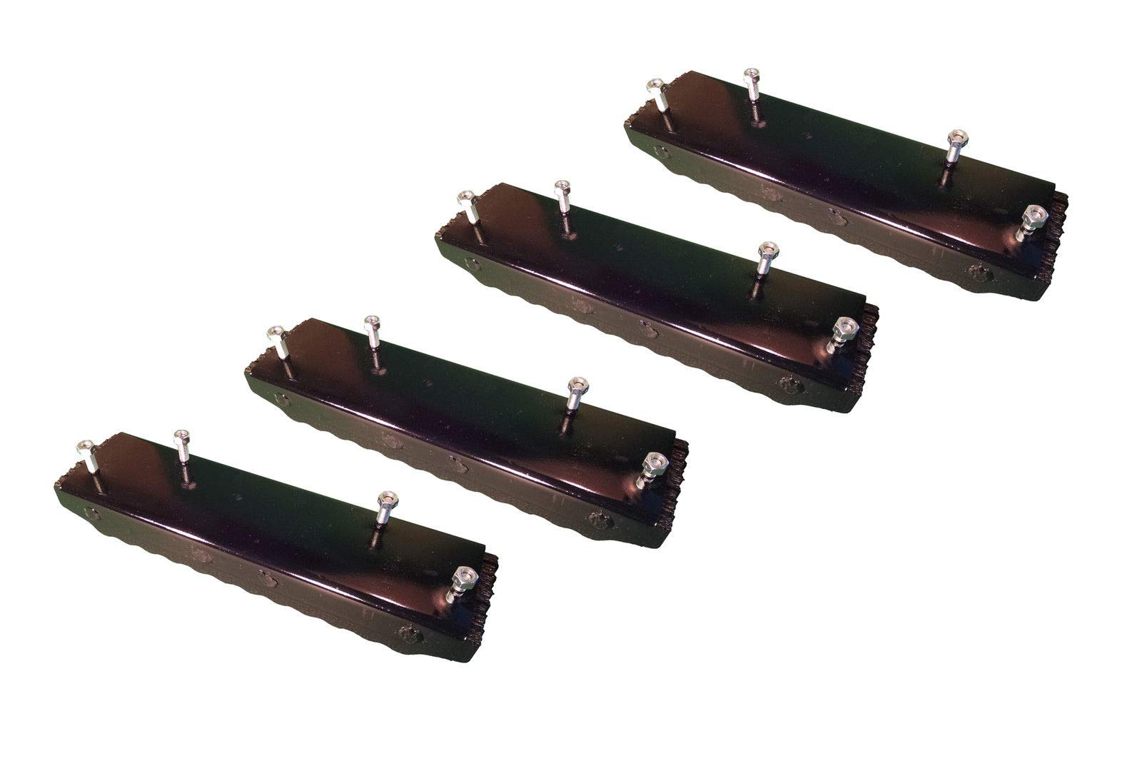 Case 580 Street Pad - 4 Bolt Heavy Duty Replacement (Set of 4) - Compatible with Construction Equipment - Perfect for Loaders, Backhoes & Excavators
