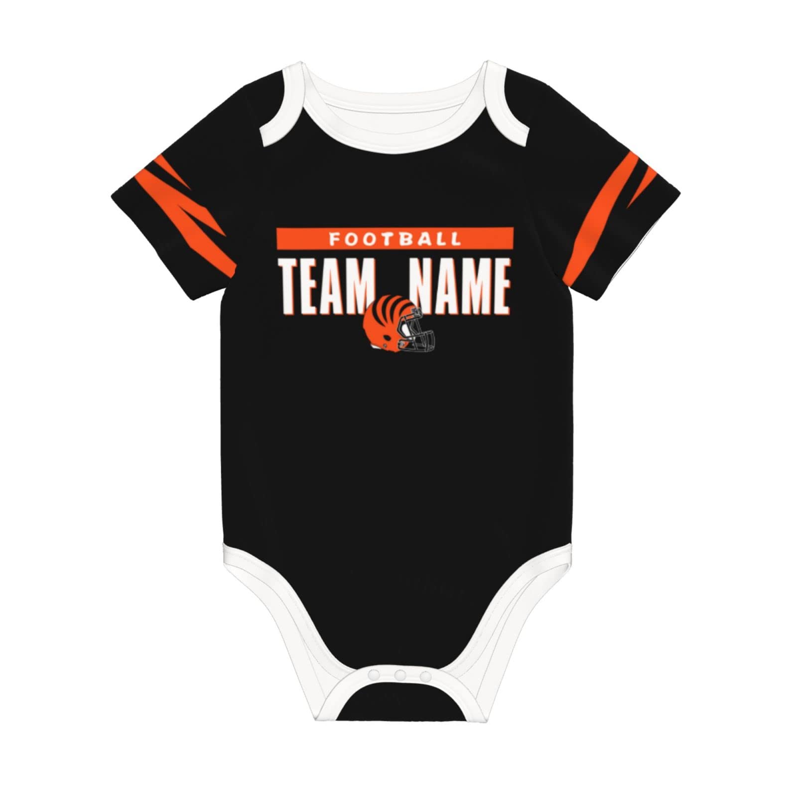 Custom Baby Clothes - 100% Cotton Personalized Baby Suit with Name & Number - Perfect for Newborn Gifts, Christening, Birthday Parties & Photo Shoots
