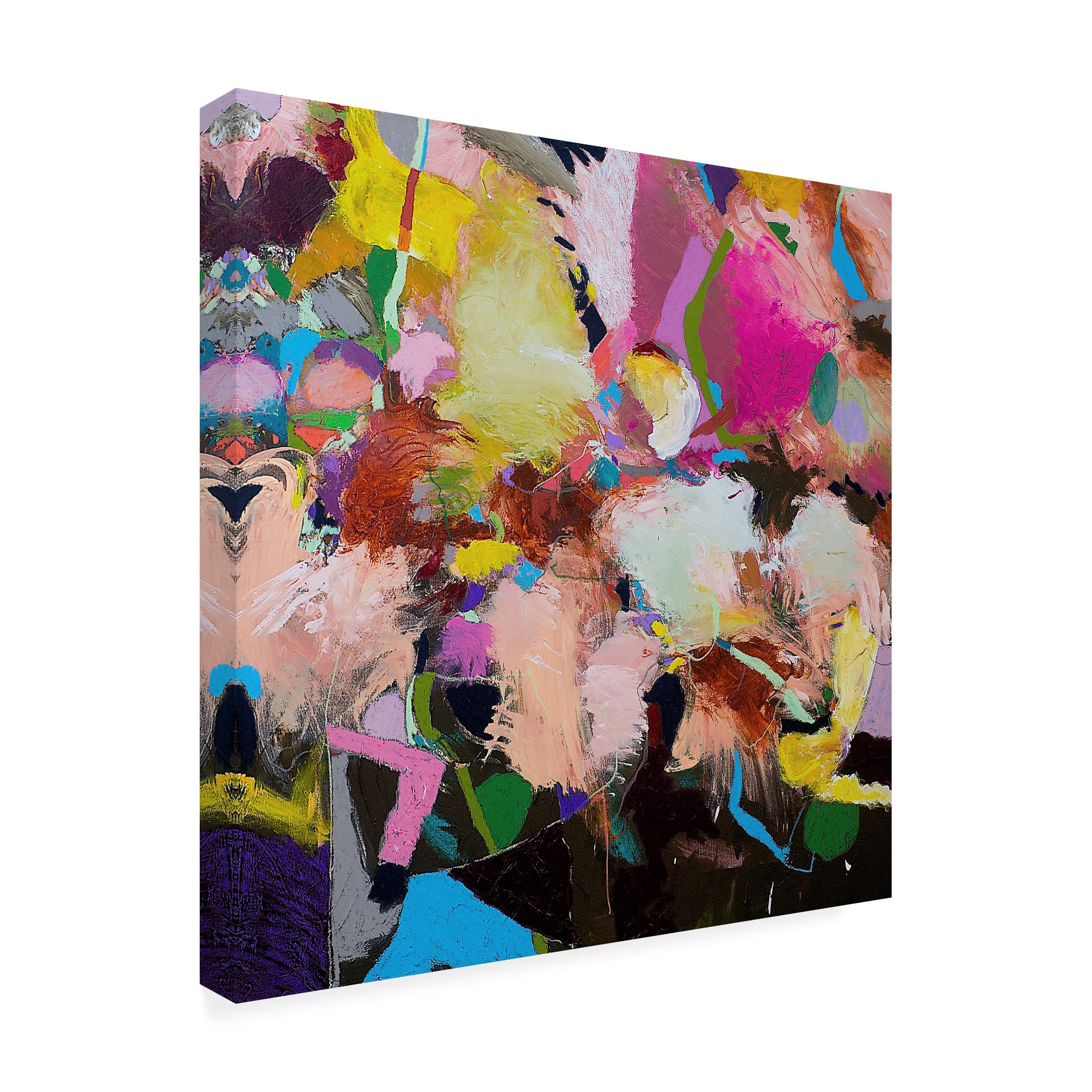 Trademark Fine Art 'The Can Can' by Allan Friedlander - Stretched Canvas Wall Art for Living Room, Bedroom & Office Decor